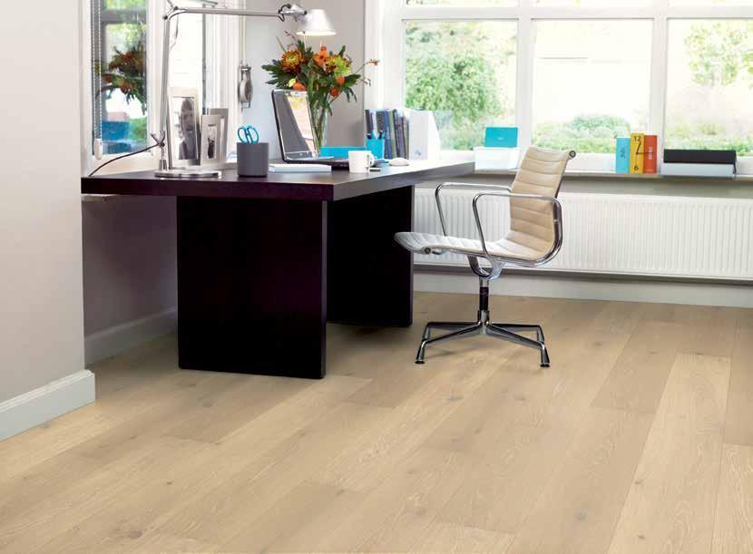 EXTRA WIDE BOARDS IN TRENDY DESIGNS HIGHLY SCRATCH, WEAR AND STAIN RESISTANT The Premium Oak range uses character grade European Oak, designed to bring the features of the forest to your floor.