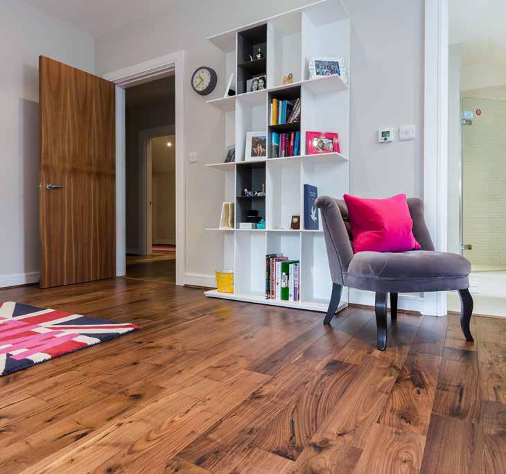 24 25 ALPINE COLLECTION ENGINEERED WOOD FLOORING ALPINE WIDE PLANK Generously proportioned planks engineered to perfection with European oak backed