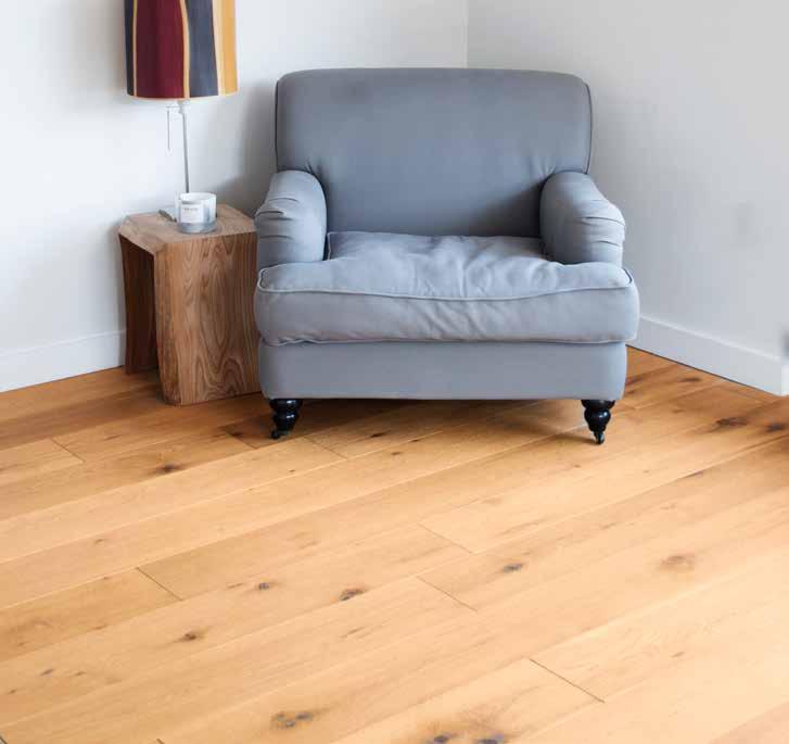 Sanded & Matt Lacquered OAK RUSTIC OILED EC102 Smooth Sanded &