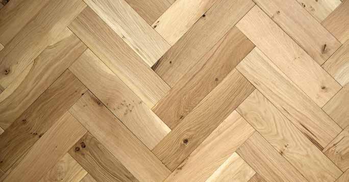ZB109 Distressed, Stained & UV Oiled Rustic Oak Bevelled Engineered Block