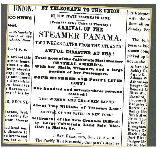 news in 1857 And these news reports