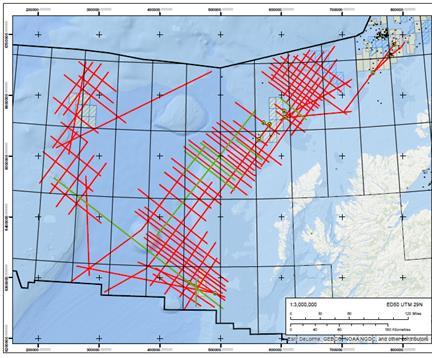 Government Funded Seismic a first for the UK 20,000 km of high-quality 2D data acquired 80 well ties