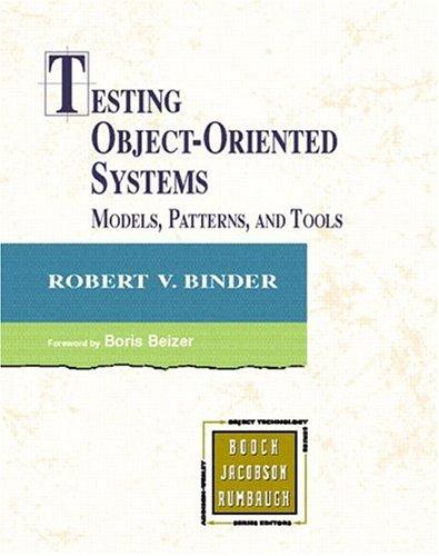 Testing Object-oriented Software,