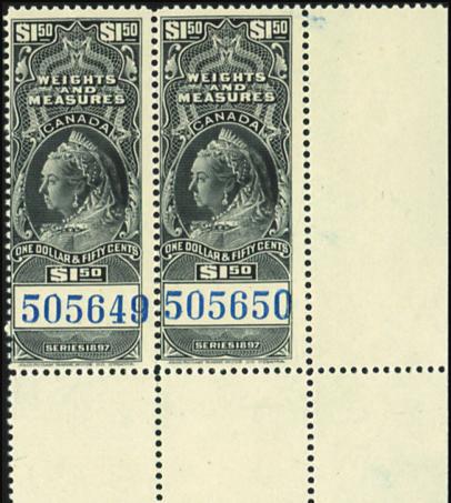 Spectacular - $75 (±US$60) FWM46a*NH - 10c top right corner margin pair - mint never hinged.