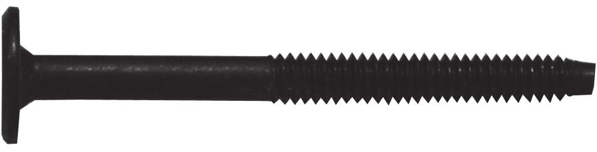 1 mm) thick Phillips head screw-#6 x 1/2" connects master panel to adjacent module Phillips head screw-#10 x