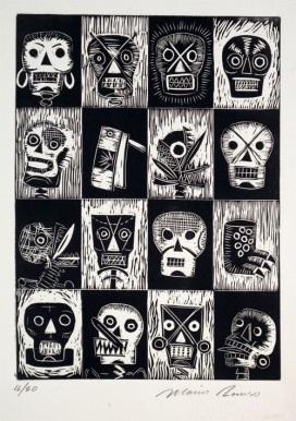 Define line, colour, value, pattern and shape. 2. Become familiar with relevance of the Day of the Dead in Mexico, its style of art and artists who work in this art style.