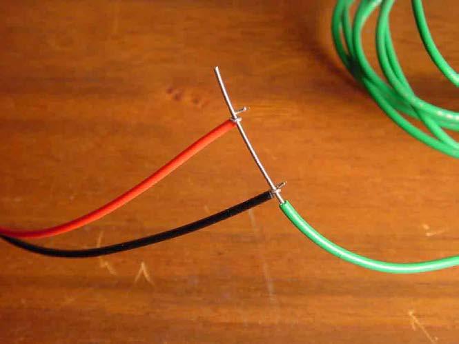 So we will solder short pieces of single-stranded 22-gauge wire onto each lead. Even if you have never soldered before you should be able to follow the instructions on the following 7 panes.