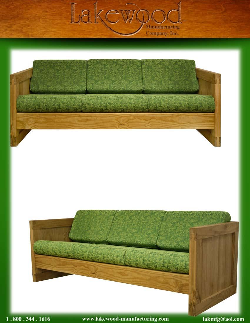 Solid Panel Sofa Model