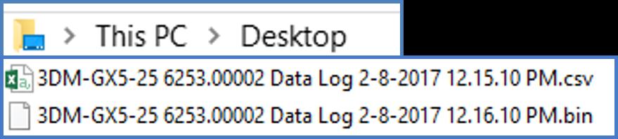 directory specified at that time or in the default directory on the host computer desktop.