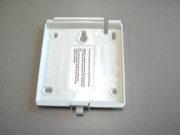 2. Mount the mounting plate to the wall or ceiling, using appropriate fitings. Figure 13. Mounting plate.. 3.