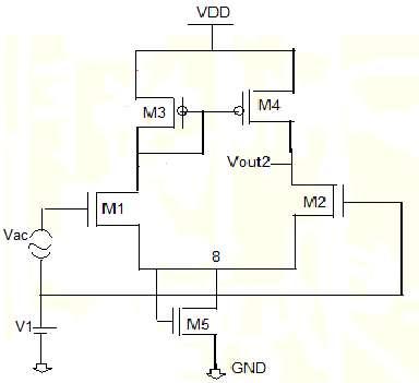 We have seen that ideally in a differential pair the output voltage does not depend on the common mode input voltage.