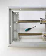 frame of the cabinet is used as chassis, and can fit all electrical switchgears over a working