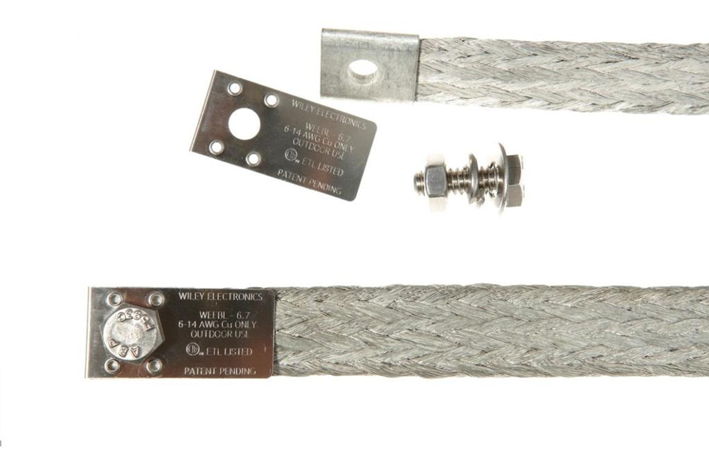 Bonding Jumpers Use Details Creates electrical bond across mechanical splices Tin