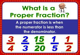 2) Denominator the whole number below the fraction line.