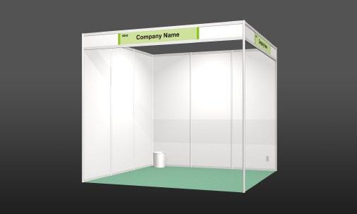 Standard booth Standard booth is provided without any booth fittings. Your booth location is indicated by the marks of plastic tapes on the floor of the venue hall.