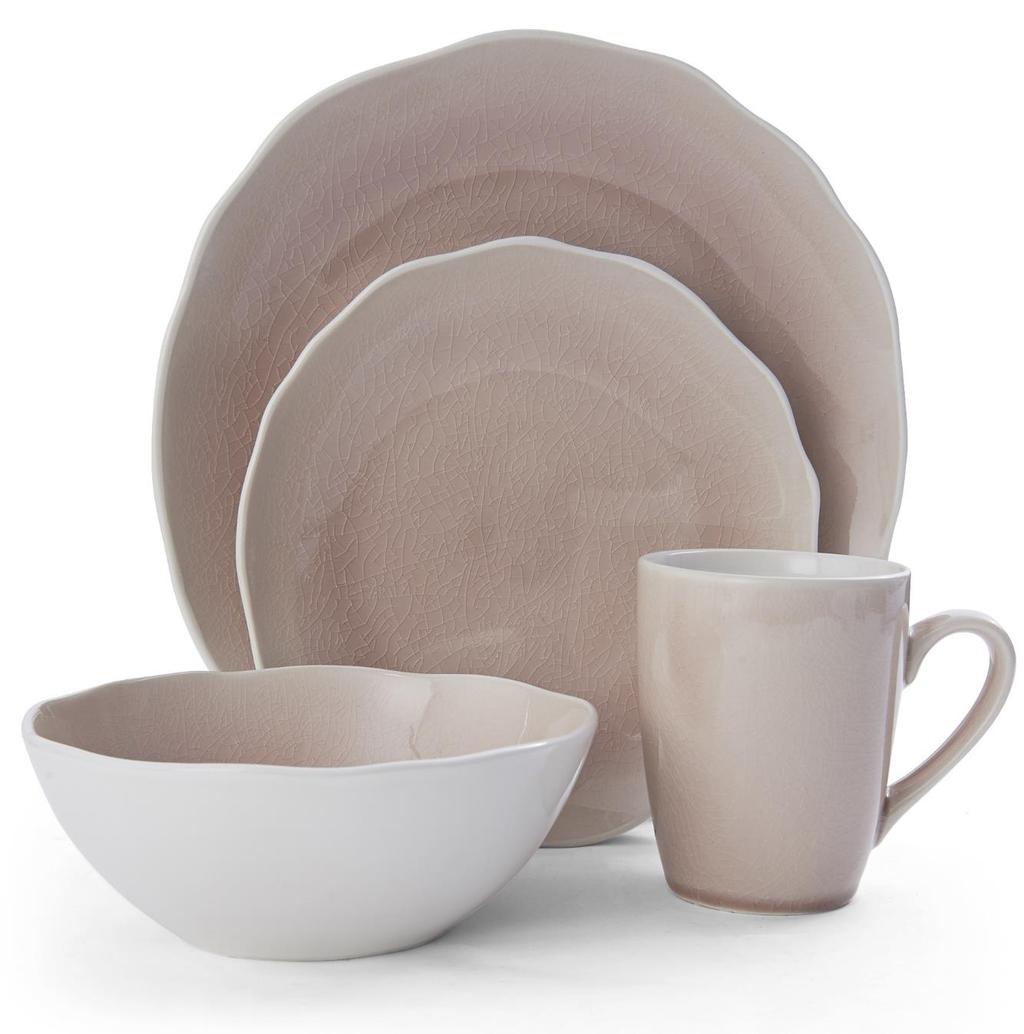 Mikasa Dahlia dinnerware offers a lovely, organic shape reminiscent of the flower it s named for, and the edges of these pieces subtly evoke the feeling of spring blooms.