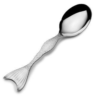 99 The Wallace Mermaid Large Serving Spoon is ideal for serving sides at the dinner table or for serving meals at a buffet table.