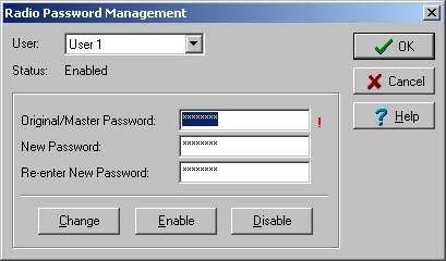 Organization Identity - Displays the following screen which can be used to display a unique company title and logo on the programmer screen.