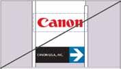 c Displaying the logo as part of a magazine or advertisement layout, where the logo does not have independence.