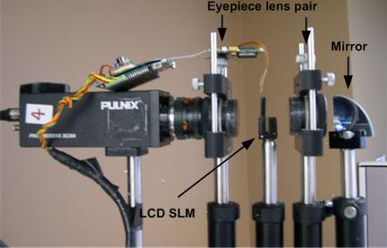 Figure 6: The DMD in the programmable camera proposed in [11] is not parallel to the CCD sensor. As a result, the image of the DMD on the CCD sensor suffers from keystone distortion. 5.