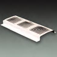 SOFFIT, FASCIA, VENTILATION and Accessories Ventilation Undereave Vents Provides ventilation for solid wood soffits. Available in 8 continuous vent sections or individual rectangular style.
