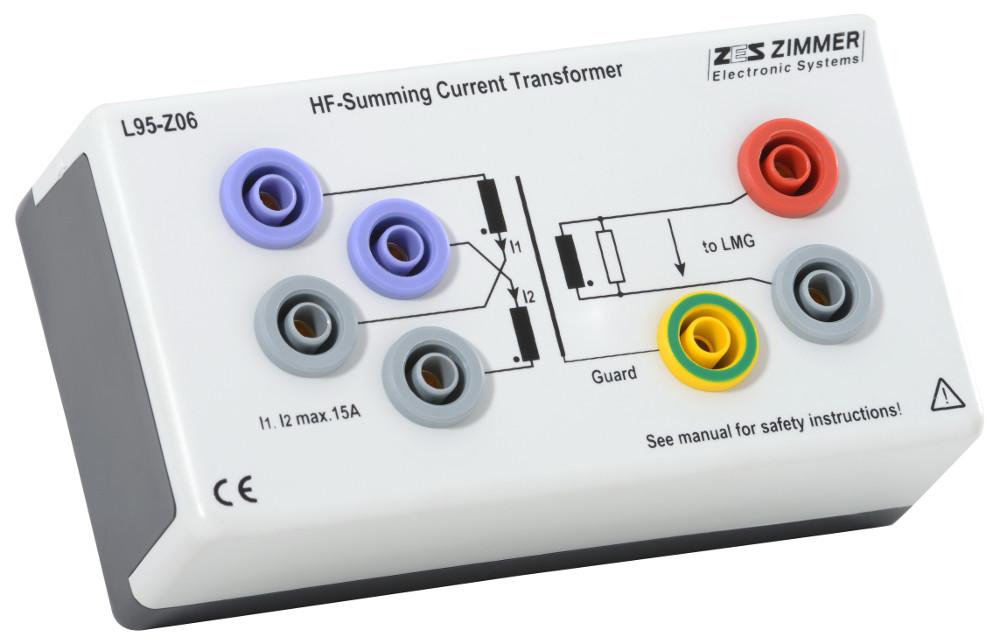 2 Current Sensors 2.16 HF summing current transformer (L95-Z06, -Z06-HV) Figure 2.55: HF summing current transformer Figure 2.