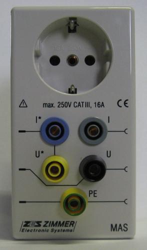 User Manual Sensors & Accessories 3.7 Adaptor for measurement at Schuko devices (LMG-MAS) Figure 3.