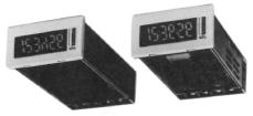 /Time Totalizers Compact or Time Totalizers with Easy-to-Read and NEMA 4 Protection High-visibility, 8.5 mm negative transmissive LCD.