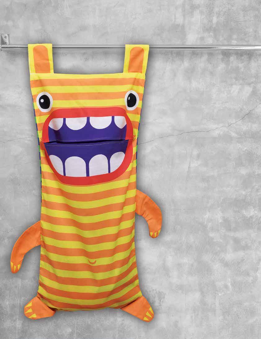 MONSTERS Kids will love feeding their dirty clothes into this hungry monster s mouth!