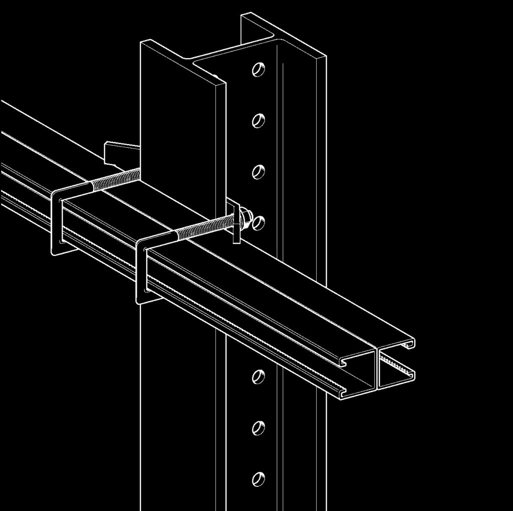 U-Holder SB 41 Arrangement above or below the beam In all arrangements, the loading capacity of the beam has to be considered.