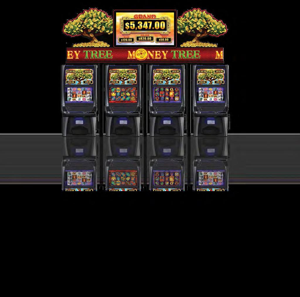 SHAKE THE MONEY TREE These three standalone games have a common themed bonus feature which offers the