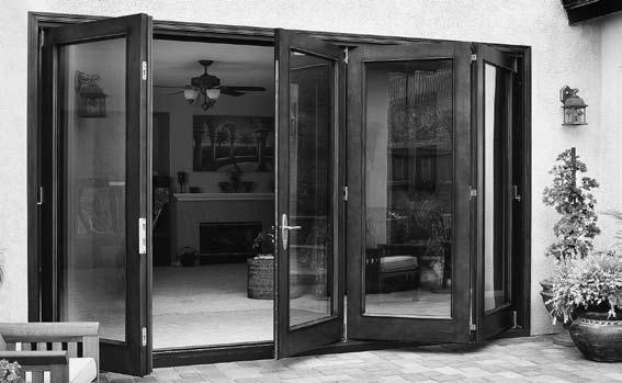 installation instructions for CUSTOM WOOD & FIBERGLASS EXTERIOR FOLDING DOOR SYSTEMs (JII101) Thank you for selecting JELD-WEN products.