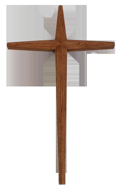 For an added dramatic effect, a multi-color option/ multi-motion LED backlighting option can be inset in the rear of the cross.