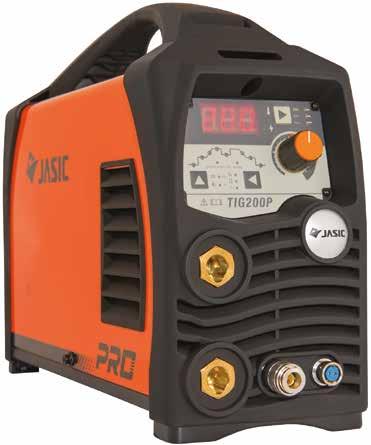TIG Welders TIG 180 Dual Voltage DC TIG/MMA Down slope & post flow, Hot start, Lift arc, HF arc ignition, 2T/4T, Auto-compensation for voltage fluctuation TIG 200 Pulse Dual Voltage DC Pulse TIG/MMA,