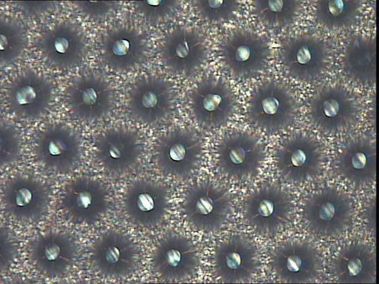 pitch: 50 µm holes inner outer Ø: 15 33 µm GEM