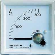 Ampere Meter D- Ampere Meter The types of operating principle of ammeter are the rectifier type and the moving iron type, and the rectifier type ammeter has a merit of measuring small current value