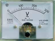 Volt Meter D- Volt Meter The types of operating principle of voltmeter are the rectifier type(a.c), and moving iron type(a.