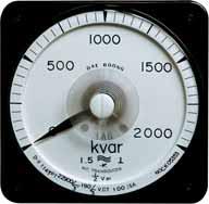 Var. Meter The types of operating principle of these meters are the transducer type, these meters measure reactive power. Transducer is used with the transducer type attached inside or outside.
