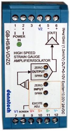 The next stage is a high accuracy instrumentation amplifier with gain selectable from 2 to 1000 using DIP switches, to suit the various loadcell sensitivities.