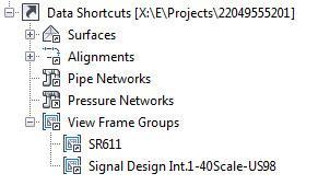 Chapter 9 SIGNALIZATION TOOLS - Creating View Frames For Signal Plan Sheets 14. The Create Reference Dialog Box opens.