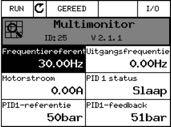3 Monitoring Menu In the monitoring menu, monitor values can be displayed simultaneously via multimonitor 9, 6 or 4. A graph with 2 monitor values can be viewed via the trend curve. 3.3.1 Change