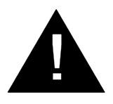 This symbol warns the user of dangerous voltage levels localized within