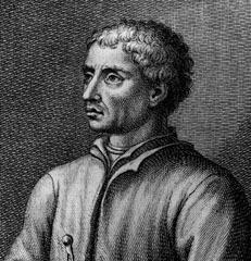 Leon Battista Alberti February 14, 1404 - April 25, 1472 Italian artist, architect, linguist, and poet His mother is unknown and he was believed to be an illegitimate child His father s family was