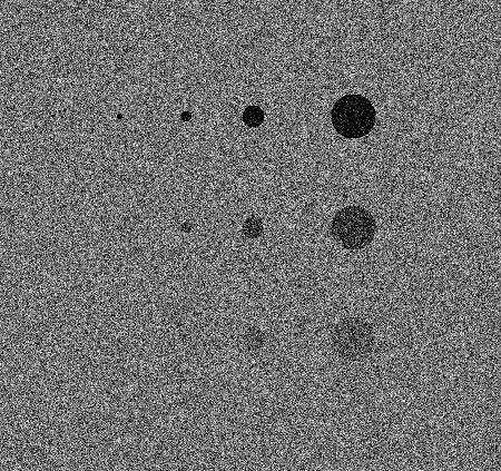 Human Observer Model: Perception Threshold PT 50 µm pixel size Diameter 0.12 0.25 0.5 1 2 mm Flat bottom holes of different depth and diameter SR b image = 50 µm Noise = 1000 Signal = 30000 CNR = 2.