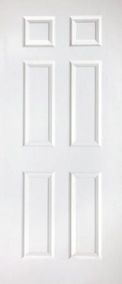 The 35mm sides of the door can either be edgebanded using white plastic or edgetrimmed by using a central groove in the door and a capped strip.