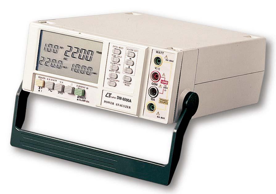 POWER ANALYZER Model : DW-6090A Your purchase of this POWER ANALYZER marks a step forward for you into the field of precision measurement.