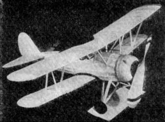 Building A Flying Curtiss "Osprey" How You Can Create One of the Finest Flying Scale Models You Have Ever Built By WILLIAM WINTER Though of biplane type it has excellent flying qualities THE OSPREY,