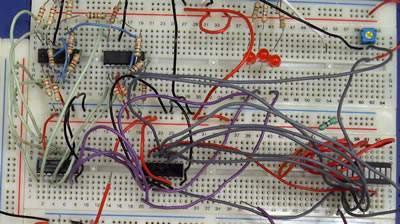 Circuit Layout Breadboards When working with breadboards, your layout is strongly constrained by the internal