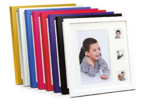 LIFESTYLE RANGE Frame Colours Available white pink black blue purple silver red gold LIFESTYLE FRAMED QUAD One 1x10 and
