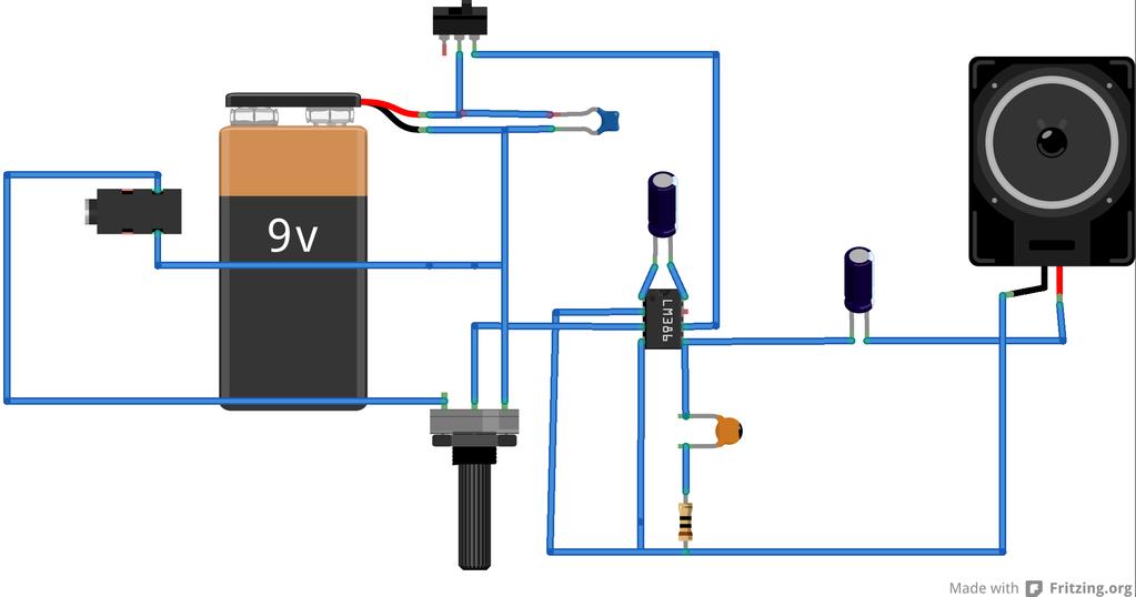 Layout On/Off Switch - cuts power to the circuit